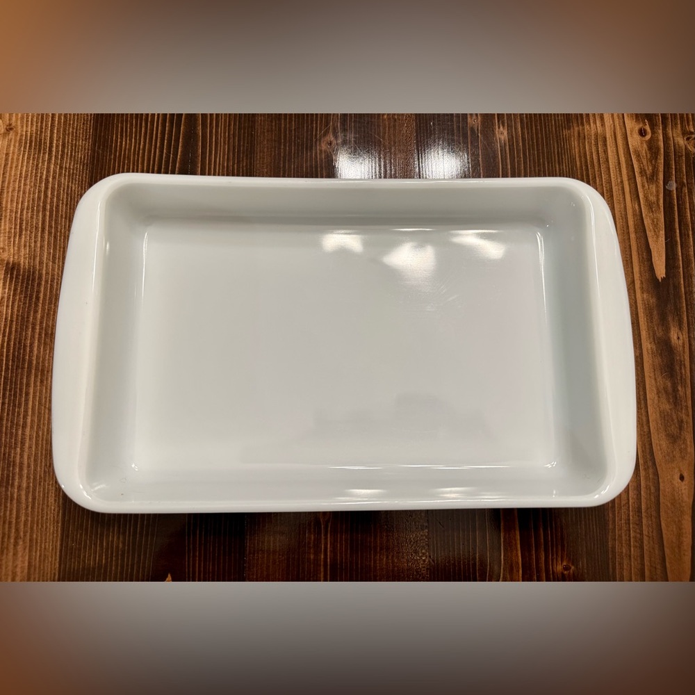 Vintage Pyrex‎ Opal White Baking Dish